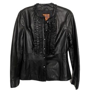 Tory Burch Leather Evening Jacket